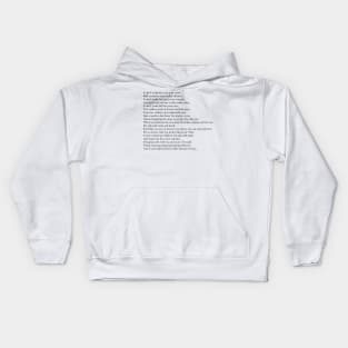 poetry Kids Hoodie